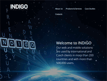 Tablet Screenshot of indigo.cz